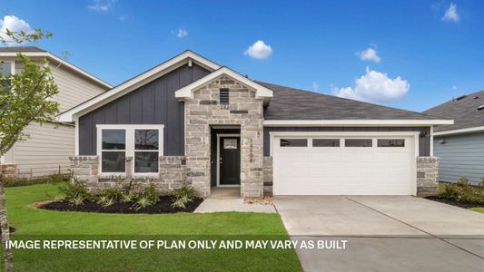 New construction Single-Family house 6904 Frog Pond Bnd, Del Valle, TX 78617 plan The Lakeway - image