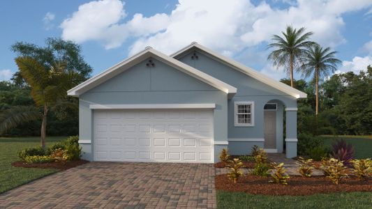 New construction Single-Family house 11108 Sunset Preserve Dr, Lehigh Acres, FL 33971 plan Allex - image