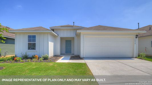 New construction Single-Family house 1049 Argonne Frst, Seguin, TX 78155 The Denton- photo 0 0