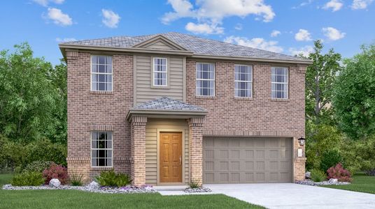 New construction Single-Family house 17816 Indigo Bunting Ln, Pflugerville, TX 78660 plan Ames - image
