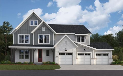 New construction Single-Family house 150 Hidden Fields Wy, Hoschton, GA 30548 - image