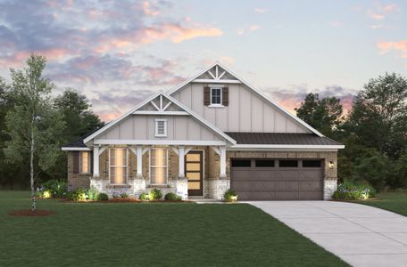 New construction Single-Family house 42115 Nokona Wy, Todd Mission, TX 77316 plan Langston - image