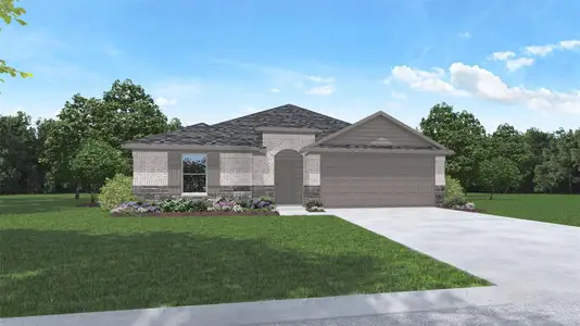 New construction Single-Family house 686 Daniels Lake Ln, Dayton, TX 77535 plan Plan E40Z (Horton -e) - image