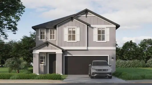 New construction Single-Family house 4480 Nw 37Th St Rd, Ocala, FL 34482 plan Cremello - image