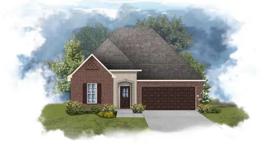 New construction Single-Family house 1520 Little Cypress Lp, Orange, TX 77632 plan Trillium IV B - image