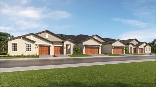 New construction Single-Family house 10077 Minnow Ray Dr, Land O' Lakes, FL 34638 plan Aurora II* - image