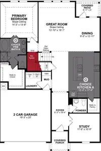 Beazer Homes Stark Farms Cascade plan