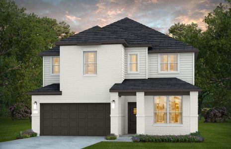 New construction Single-Family house 688 Amber Falls Dr, Montgomery, TX 77356 plan Riverdale - image