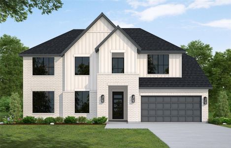 New construction Single-Family house 32444 Forktail Lake Dr, Fulshear, TX 77441 plan The Cooper - image