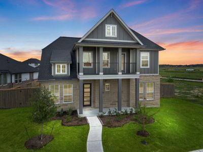 New construction Single-Family house 12011 Canal View Blvd, Mont Belvieu, TX 77523 plan Nicklaus -50' Lot - image
