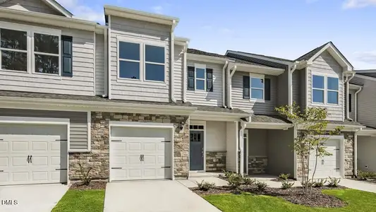 New construction Townhouse house 5222 Chapel Townes Wy, Raleigh, NC 27604 plan Denver - image