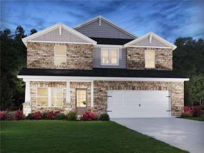New construction Single-Family house 2394 Martin Spring Bnd, Lawrenceville, GA 30045 plan Dakota - image