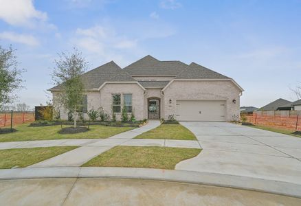 New construction Single-Family house 5218 Elk Meadows Ln, Manvel, TX 77578 Plan 6020 Elevation C- photo 0