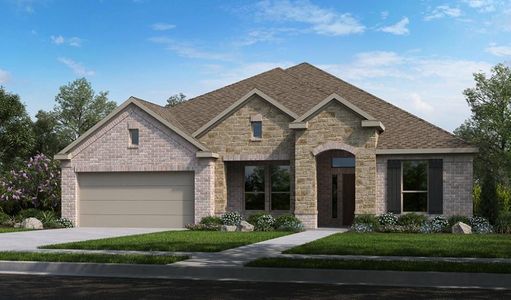 New construction Single-Family house 1528 Caylea Bluff Ln, Georgetown, TX 78628 Pewter- photo 0