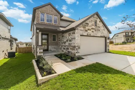 New construction Single-Family house 129 Alyssa Cv, San Antonio, TX 78253 plan Linden - image
