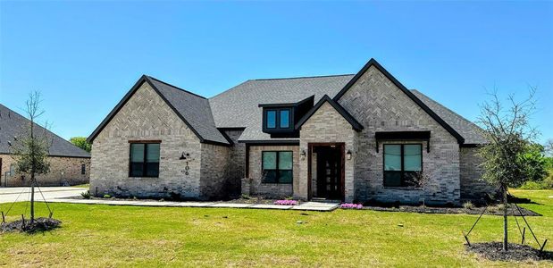 New construction Single-Family house 106 Blue Spruce Dr, Krugerville, TX 76227 Woodlands- photo 0