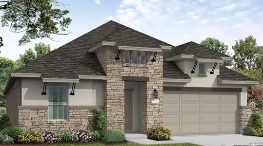 New construction Single-Family house 133 Heidi Hl, Castroville, TX 78009 plan Denison - image
