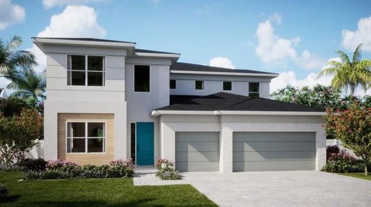 New construction Single-Family house 19164 Wood Stork Wy, Loxahatchee, FL 33470 Peppercorn- photo 0