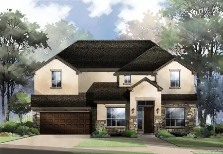 New construction Single-Family house 3008 Ashby Park, Bulverde, TX 78163 plan Lafayete - image