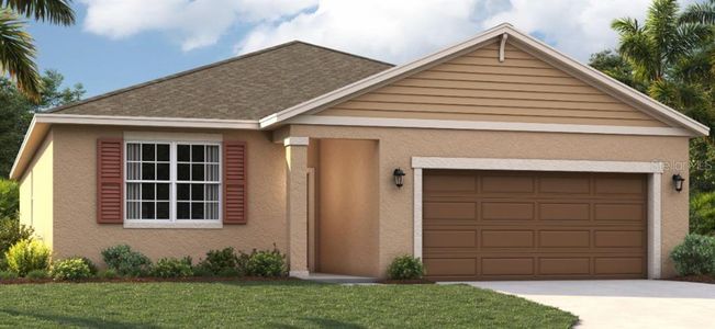 New construction Single-Family house 1048 Patriot Loop, Haines City, FL 33844 The Seaton- photo 0