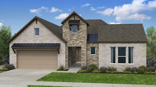New construction Single-Family house 217 Las Posas Dr, Liberty Hill, TX 78642 plan Bouldin - image
