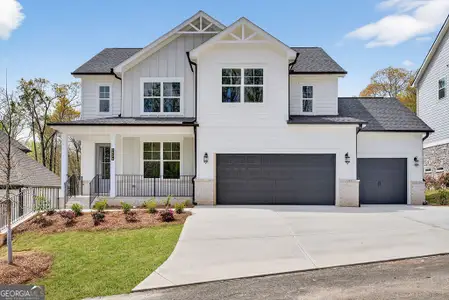 New construction Single-Family house 2528 Parkside Wy, Unit 03, Gainesville, GA 30507 plan Peachwood - image