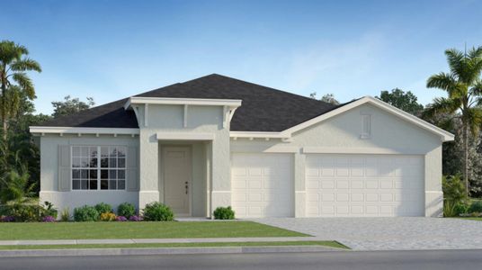 New construction Single-Family house 1385 Southeast Crosswood Way, Port Saint Lucie, FL 34984 Treviso- photo 0