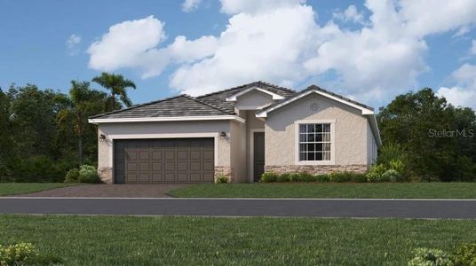 New construction Single-Family house 7825 Lakes Edge Ln, Port Charlotte, FL 33981 plan Trevi - image