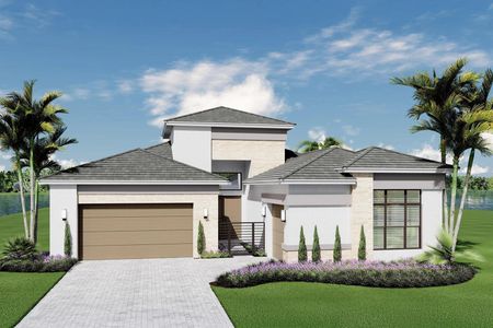 New construction Single-Family house 9062 Corsican Finch Ct, Boynton Beach, FL 33473 plan Kendall - image