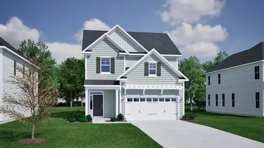 New construction Single-Family house 611 Sweet Nettle Dr, Durham, NC 27703 plan Bowen - image