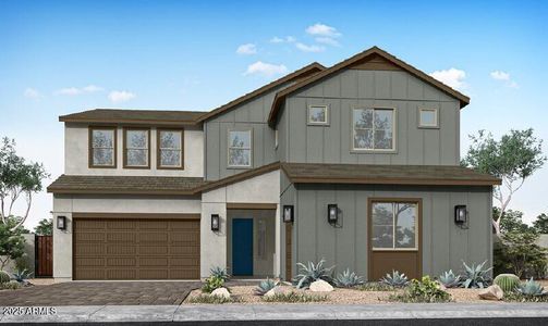 New construction Single-Family house 2552 E Alfonso Dr, San Tan Valley, AZ 85140 plan Grove 50-3 - image