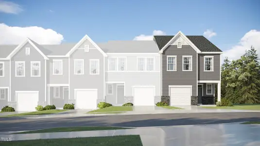 New construction Townhouse house 88 Blossom Field Wy, Angier, NC 27501 Carson II- photo 0