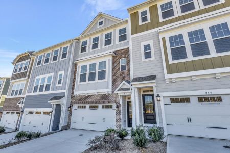 New construction Townhouse house 2817 Carbondale St, Apex, NC 27502 plan Hyde Park - image