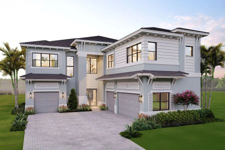 New construction Single-Family house 13521 Cirrus Pl, Palm Beach Gardens, FL 33412 plan Solaris - image