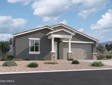 New construction Single-Family house 2383 E Galloping Horse Dr, San Tan Valley, AZ 85140 - image