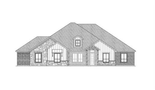 New construction Single-Family house 691 Bent Tree Ln, Weatherford, TX 76085 plan The Hunter - image
