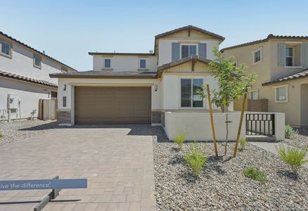 New construction Single-Family house 21501 E Timberline Rd, Queen Creek, AZ 85142 plan 3521 Elevation C - image