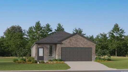New construction Single-Family house 8720 Blatt Pt, San Antonio, TX 78252 plan Cornwall - image