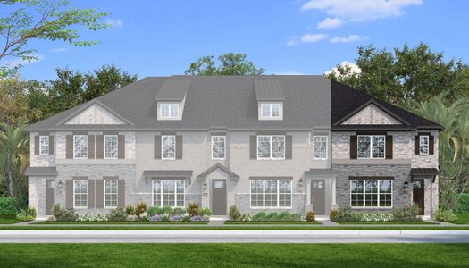 New construction Townhouse house 8322 Bayside Dr, Rowlett, TX 75088 plan Bridgeport - image