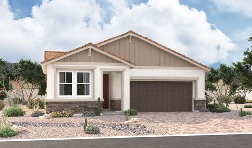 New construction Single-Family house 5025 W Roundhouse Rd, Laveen, AZ 85339 Emerald- photo 1 1