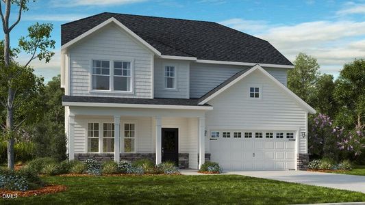 New construction Single-Family house 1021 Winter Haven Dr, Knightdale, NC 27545 plan Ashford - image