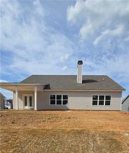 New construction Single-Family house 138 Harmony Farms Orch, Eatonton, GA 31024 plan (GA)Ellen A.1 2 Front Entry - image