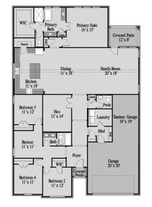 New construction Single-Family house 225 Wintergrass Dr, Waxahachie, TX 75165 plan Travis - image 3