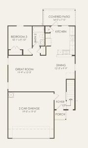 Pulte Homes, Lincoln floor plan