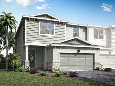 New construction Townhouse house 3489 Nw Solange Ct, Jensen Beach, FL 34957 Salina- photo 0 0