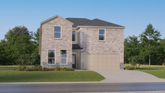 New construction Single-Family house 8540 Utopia Gdns, San Antonio, TX 78222 plan Napali - image