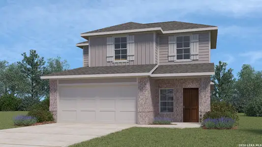 New construction Single-Family house 6011 Granite Quarry, San Antonio, TX 78222 plan The Florence - image