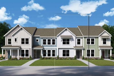 New construction Townhouse house 10144 Mamillion Dr, Huntersville, NC 28078 plan The Parklane - image