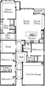 representative floor plan diagram