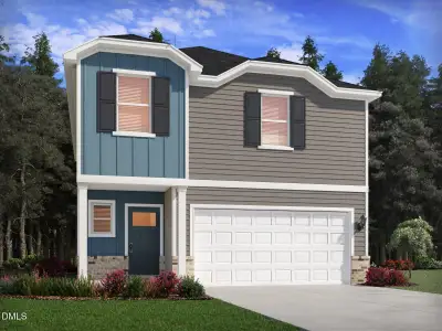 New construction Single-Family house 1440 Hatteras Rd, Durham, NC 27704 plan Lennon - image